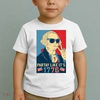 George Washington Party Like Its 1776 Toddler T-Shirt thumb 2