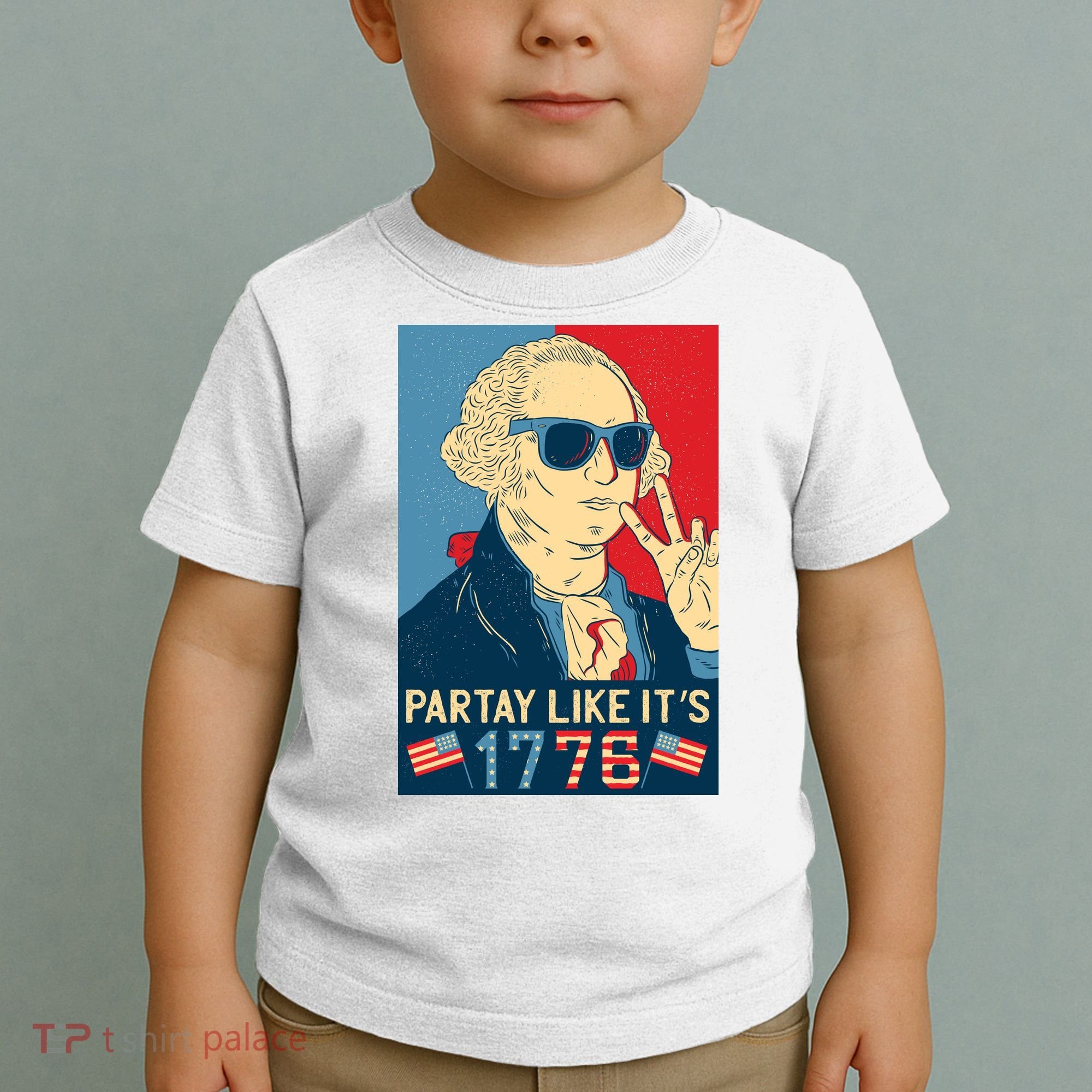 George Washington Party Like Its 1776 Toddler T-Shirt