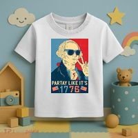 George Washington Party Like Its 1776 Toddler T-Shirt thumb 3