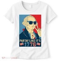 George Washington Party Like Its 1776 Women's T-Shirt thumb 0