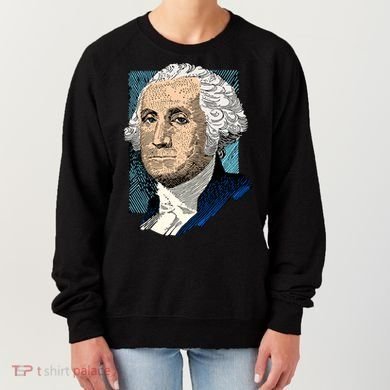 George Washington Portrait Women's Sweatshirt
