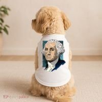George Washington Portrait Doggie Tank thumb 2