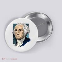 George Washington Portrait Button thumb 0