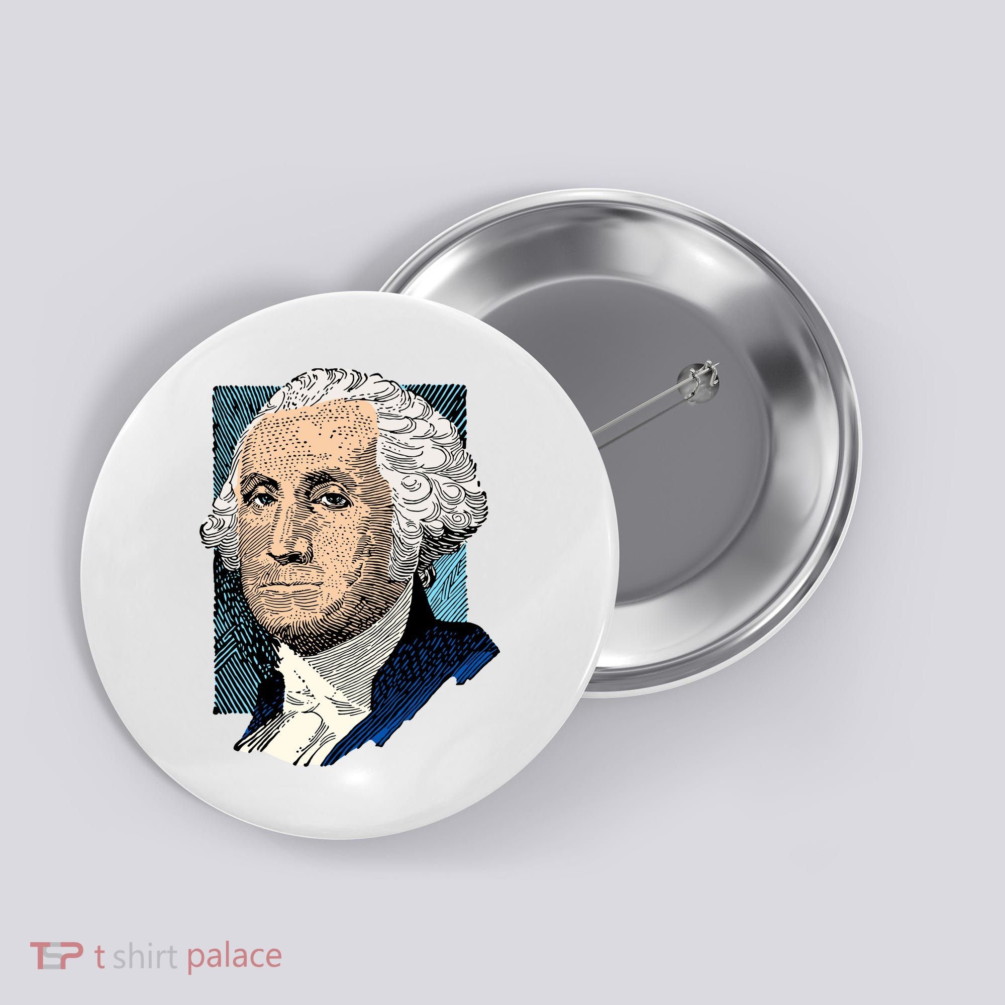 George Washington Portrait Button