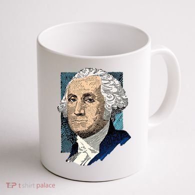 George Washington Portrait Coffee Mug back