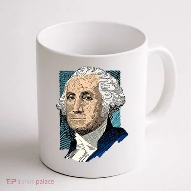 George Washington Portrait Coffee Mug back