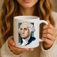 George Washington Portrait Coffee Mug thumb 3