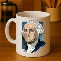 George Washington Portrait Coffee Mug thumb 4