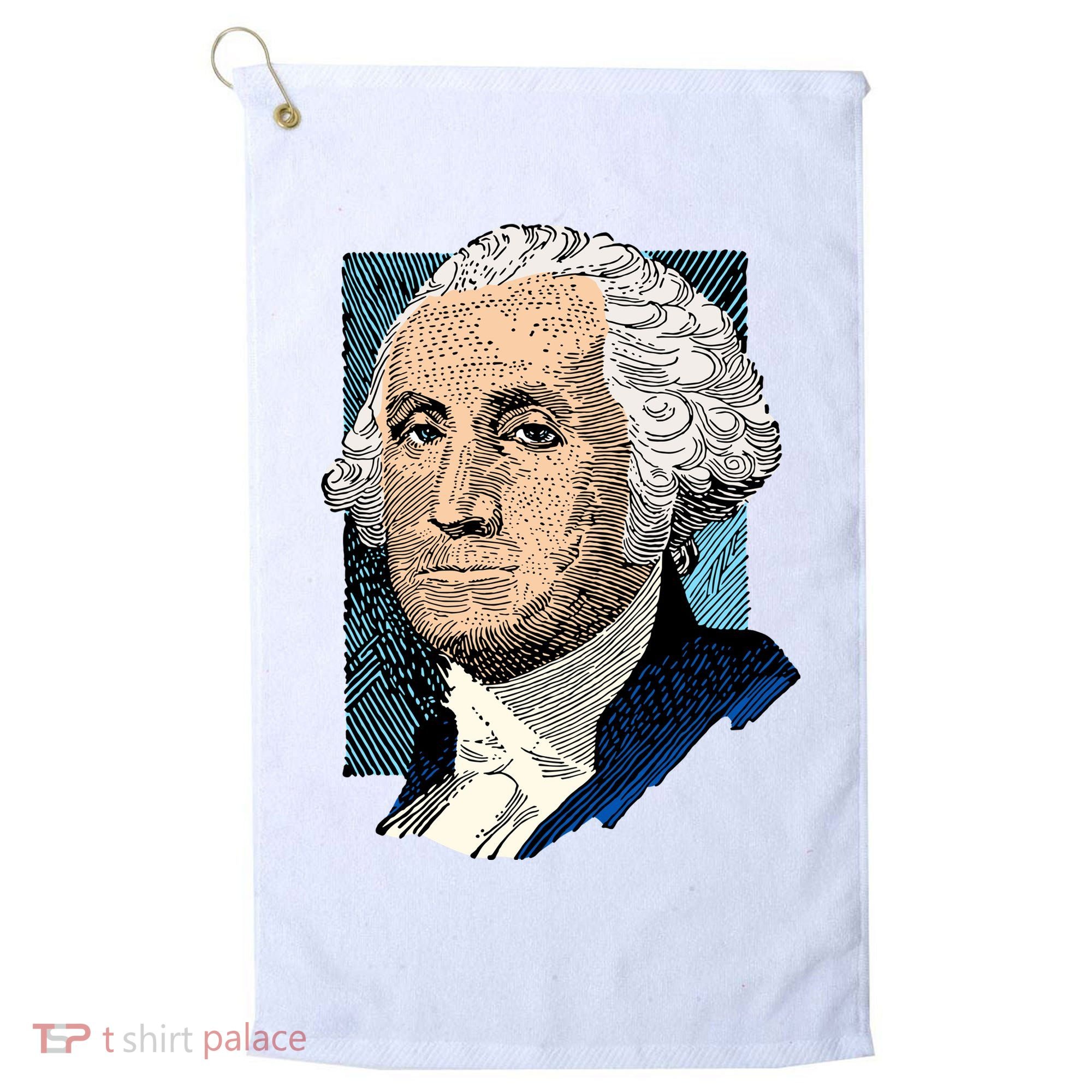 George Washington Portrait Golf Towel