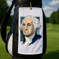 George Washington Portrait Golf Towel thumb 2