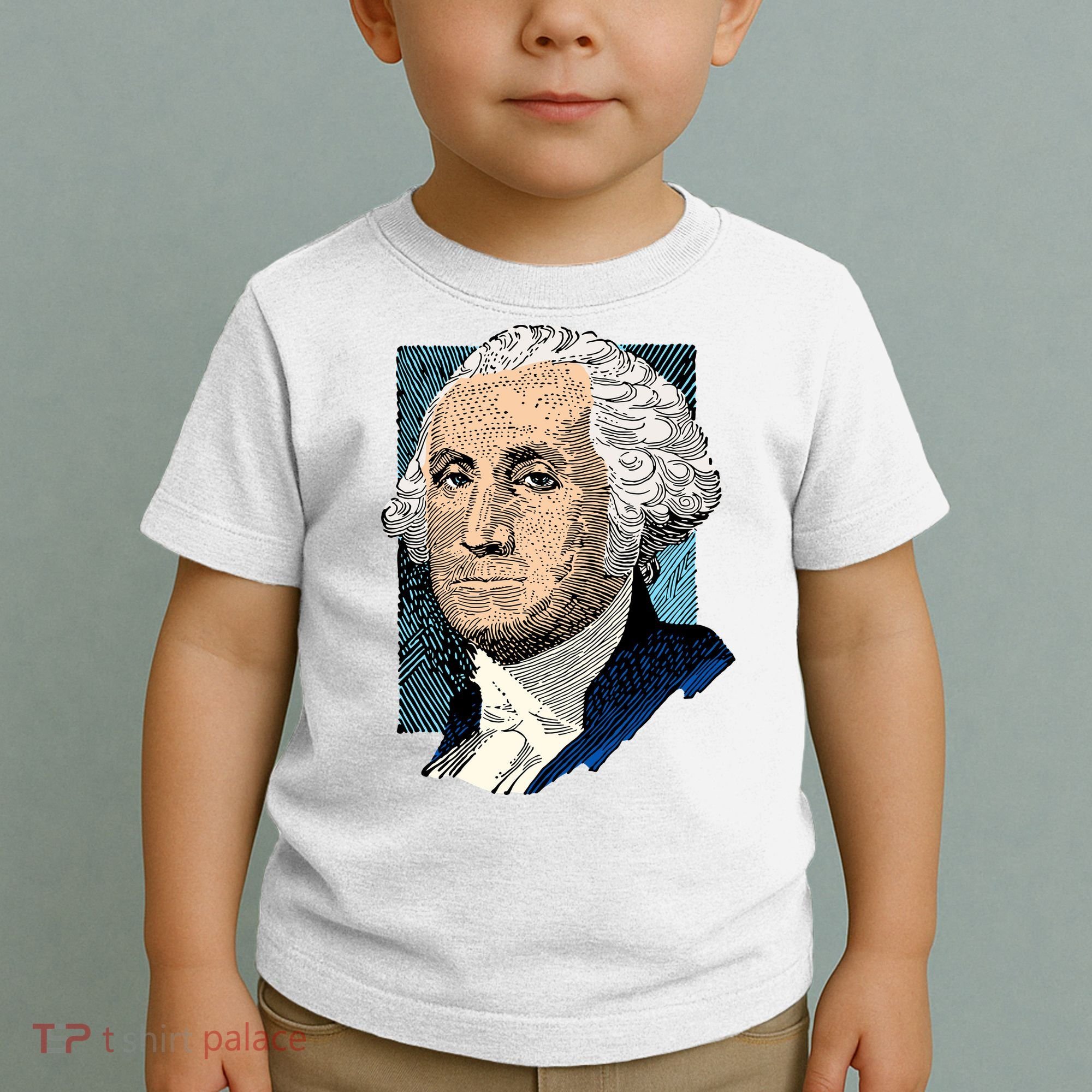George Washington Portrait Toddler T-Shirt