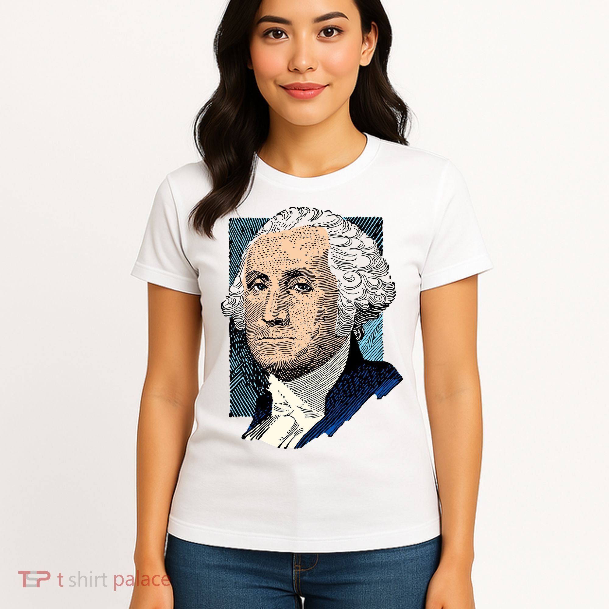 George Washington Portrait Women's T-Shirt