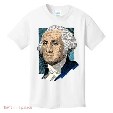 George Washington Portrait Kids T-Shirt