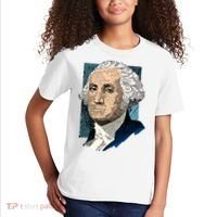 George Washington Portrait Kids T-Shirt thumb 2
