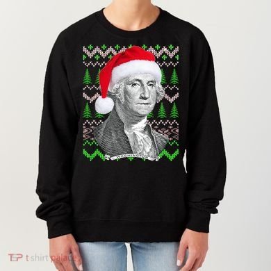George Washington Ugly Christmas Sweater Women's Sweatshirt