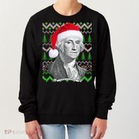 George Washington Ugly Christmas Sweater Women's Sweatshirt thumb 0