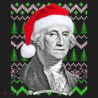 George Washington Ugly Christmas Sweater Women's Sweatshirt thumb 2