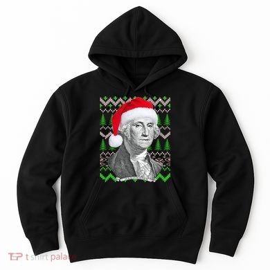 George Washington Ugly Christmas Sweater Hoodie