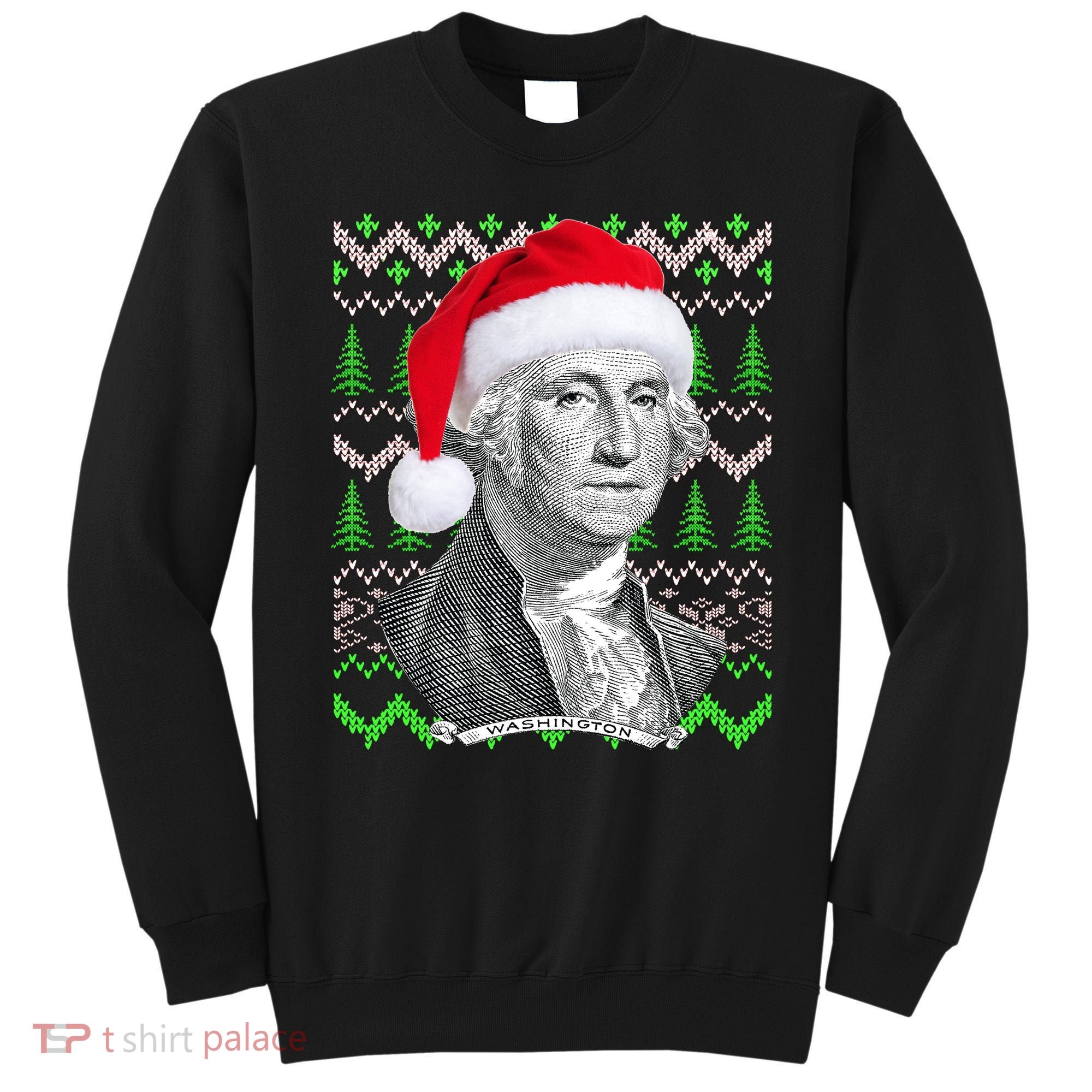 George Washington Ugly Christmas Sweater Sweatshirt