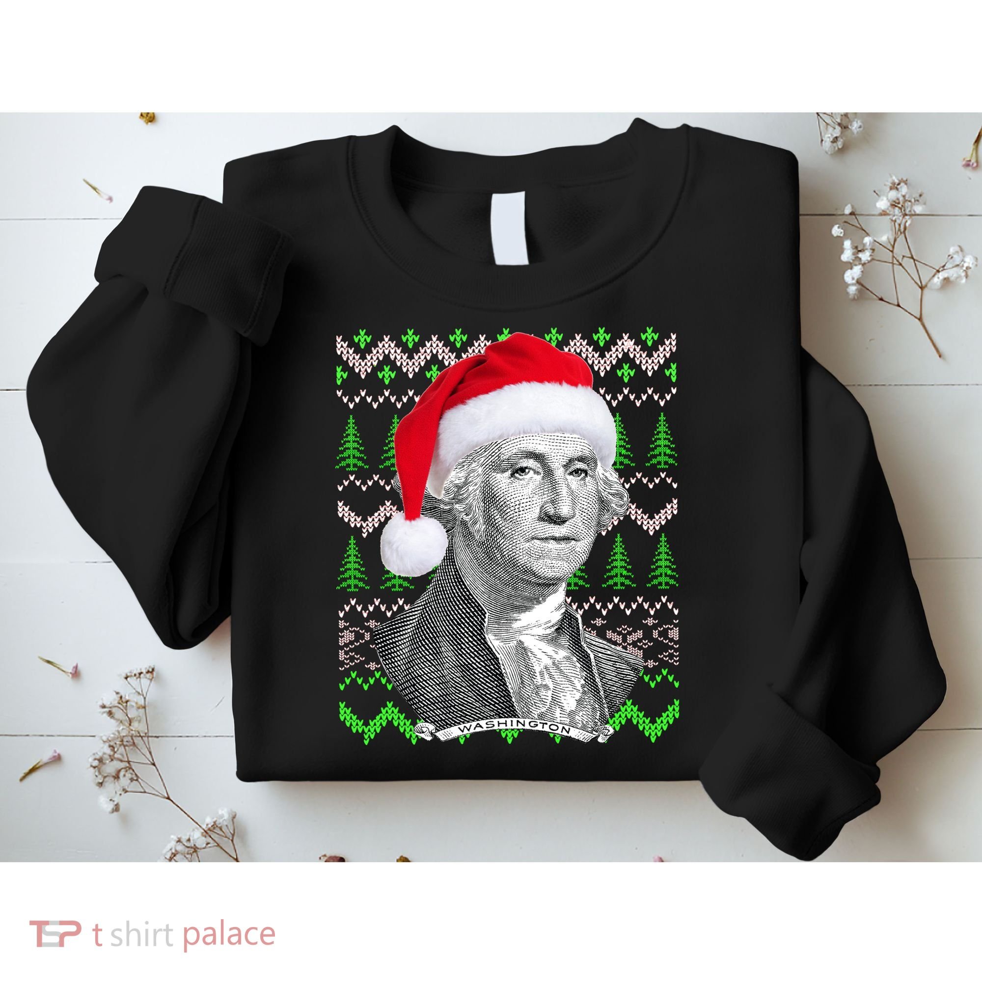 George Washington Ugly Christmas Sweater Sweatshirt