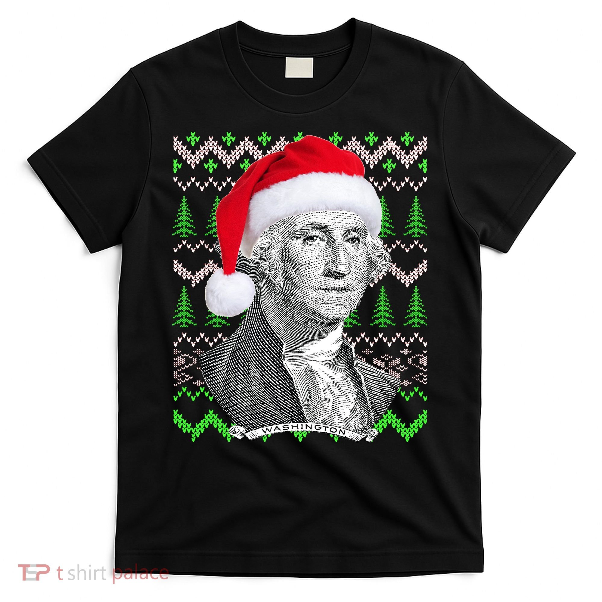 George Washington Ugly Christmas Sweater T-Shirt