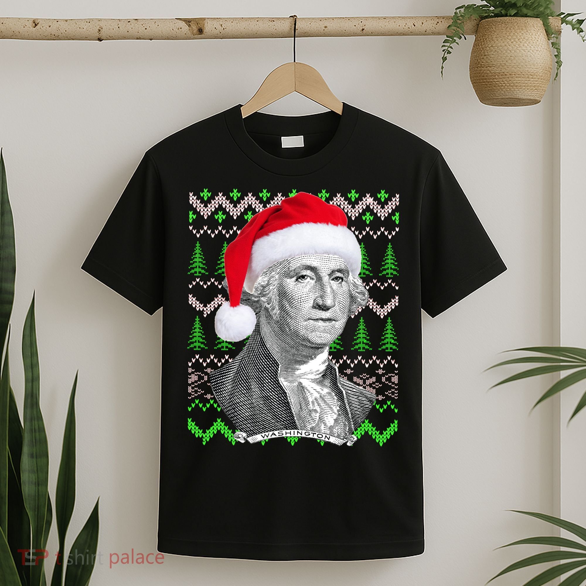George Washington Ugly Christmas Sweater T-Shirt