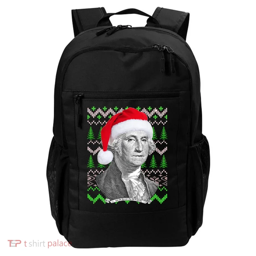 George Washington Ugly Christmas Sweater Backpack