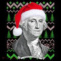 George Washington Ugly Christmas Sweater Bucket Hat thumb 4