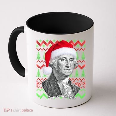 George Washington Ugly Christmas Sweater Coffee Mug
