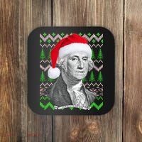George Washington Ugly Christmas Sweater Coaster thumb 0