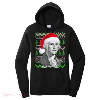 George Washington Ugly Christmas Sweater Women's Hoodie