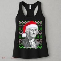 George Washington Ugly Christmas Sweater Women's Tank Top thumb 3