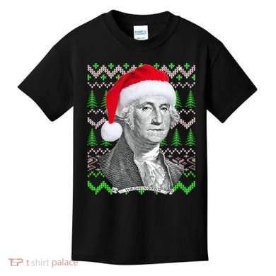 George Washington Ugly Christmas Sweater Kids T-Shirt