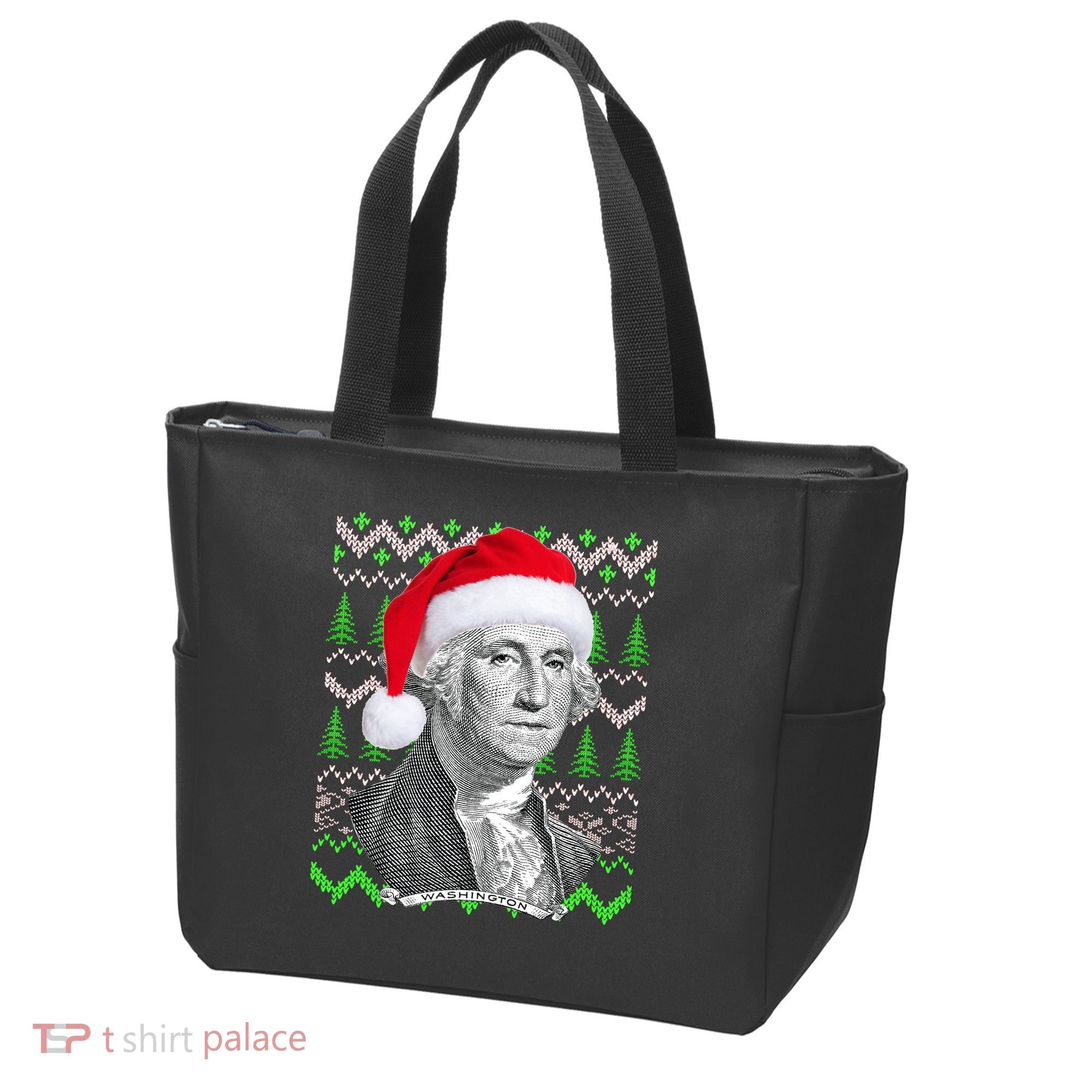 George Washington Ugly Christmas Sweater Tote Bag