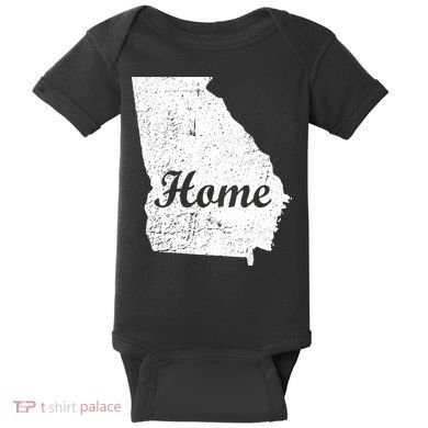 Georgia Home State Baby Bodysuit