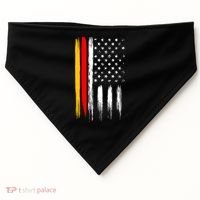 German American Oktoberfest Flag USA-Made Doggie Bandana thumb 0