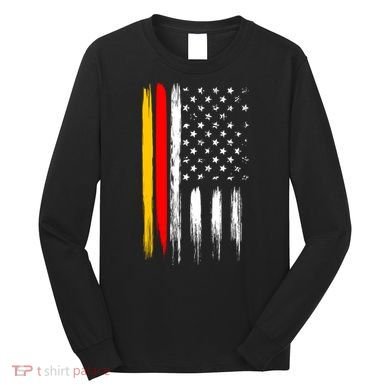German American Oktoberfest Flag Long Sleeve Shirt