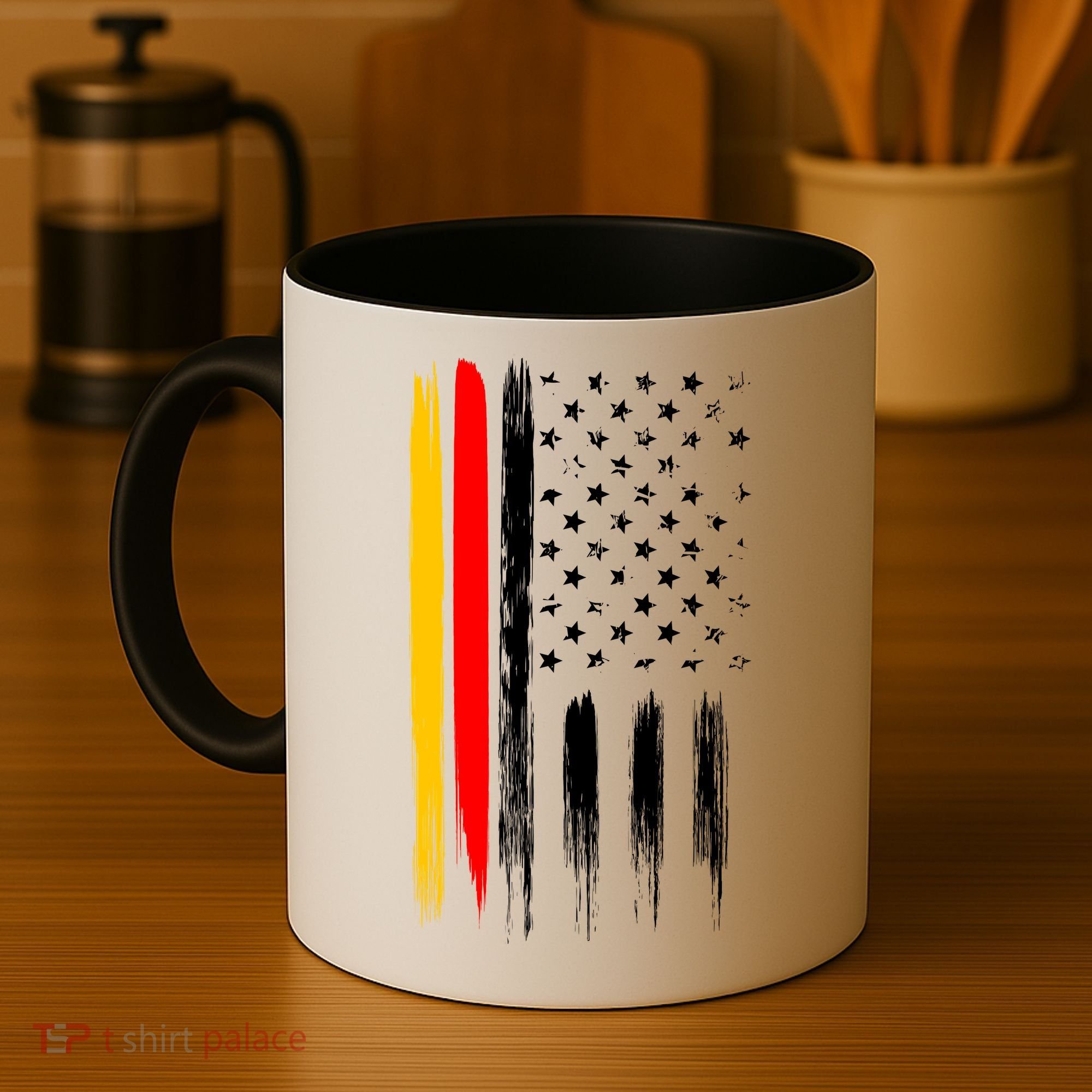 German American Oktoberfest Flag Coffee Mug