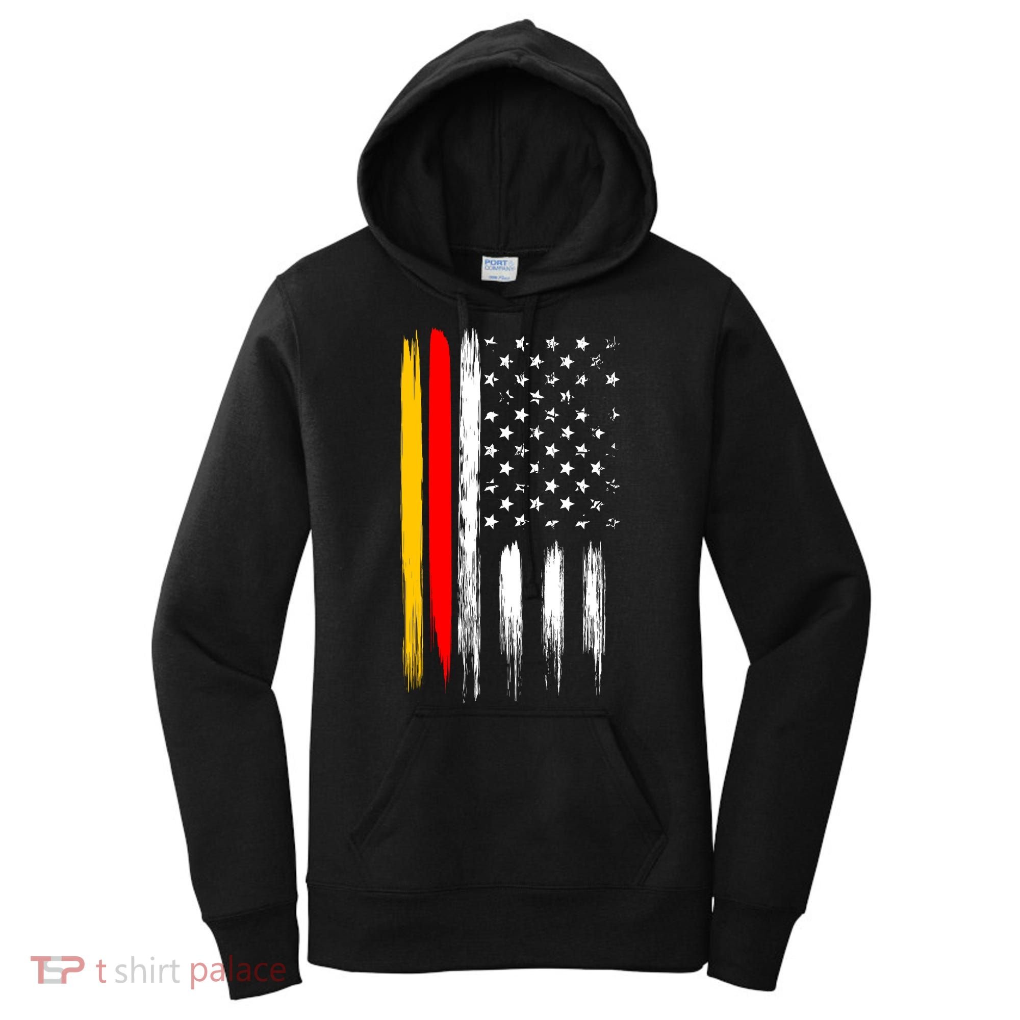 German American Oktoberfest Flag Women's Hoodie