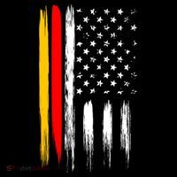 German American Oktoberfest Flag Women's Hoodie thumb 2