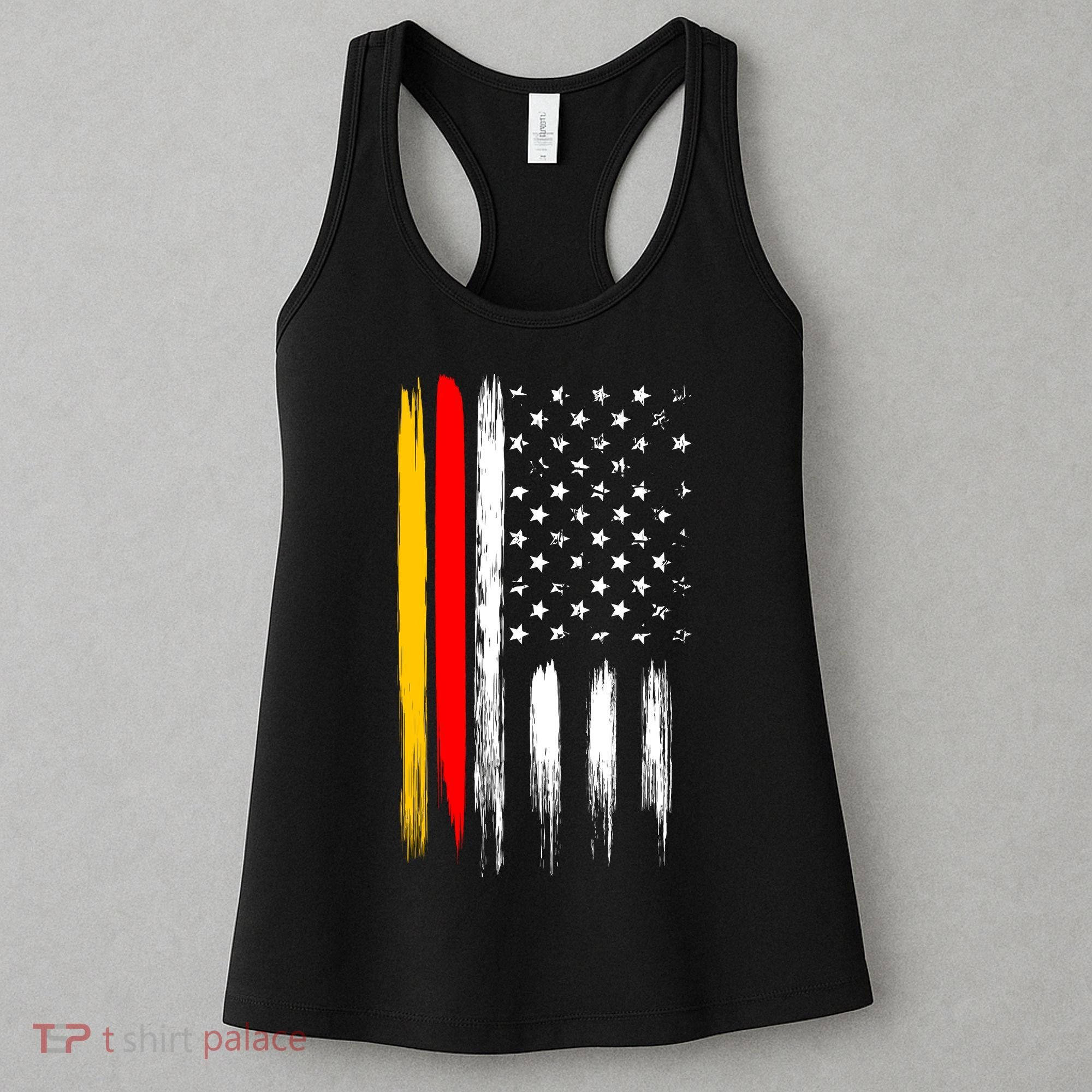German American Oktoberfest Flag Women's Tank Top