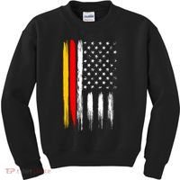 German American Oktoberfest Flag Kids Sweatshirt thumb 0