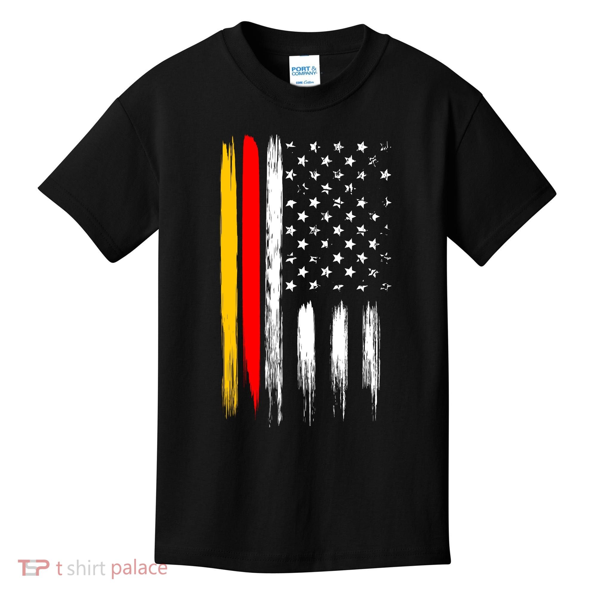 German American Oktoberfest Flag Kids T-Shirt