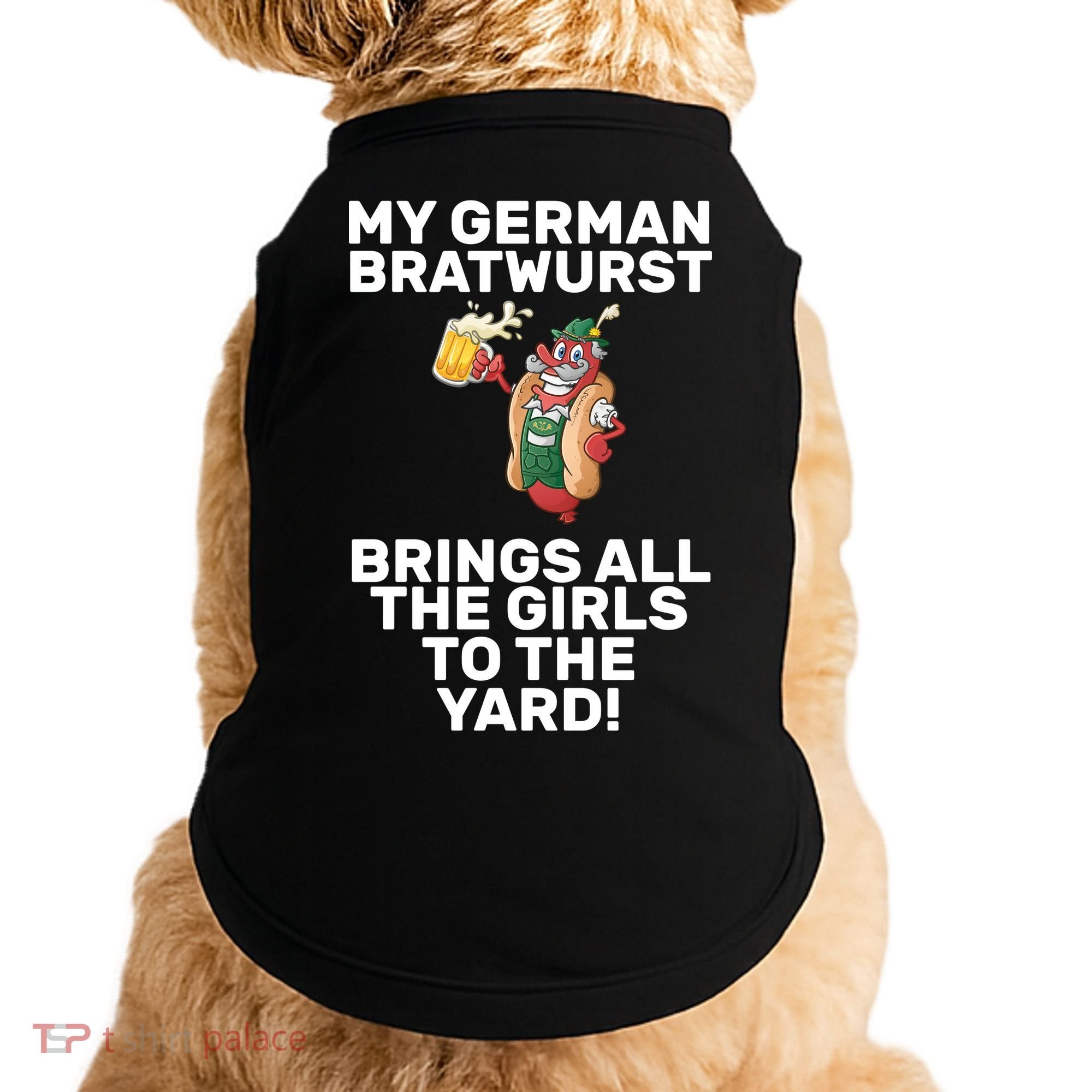 German Bratwurst Brings Girls To The Yard Doggie Tank
