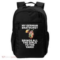 German Bratwurst Brings Girls To The Yard Backpack thumb 0
