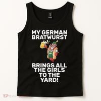 German Bratwurst Brings Girls To The Yard Tank Top thumb 2
