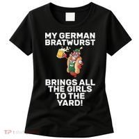German Bratwurst Brings Girls To The Yard Women's T-Shirt thumb 0