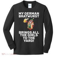 German Bratwurst Brings Girls To The Yard Kids Long Sleeve Shirt thumb 0