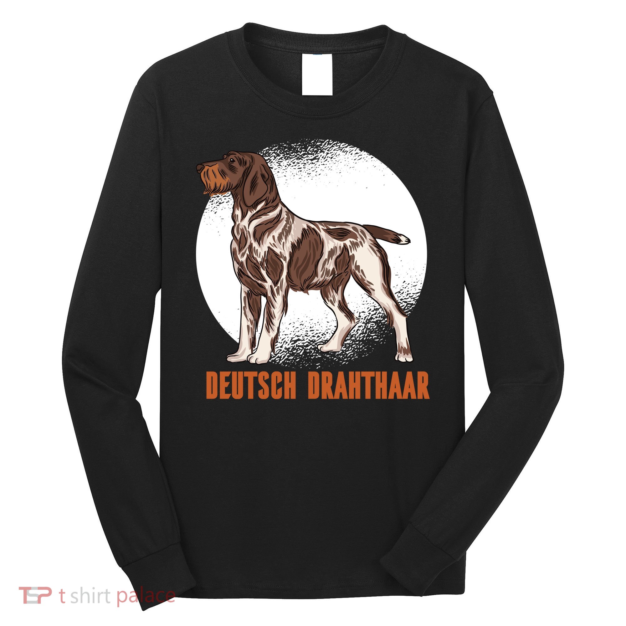 German Wirehaired Pointer Dog Long Sleeve Shirt