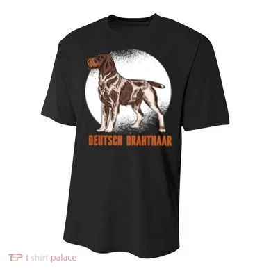 German Wirehaired Pointer Dog Youth Performance Sprint T-Shirt